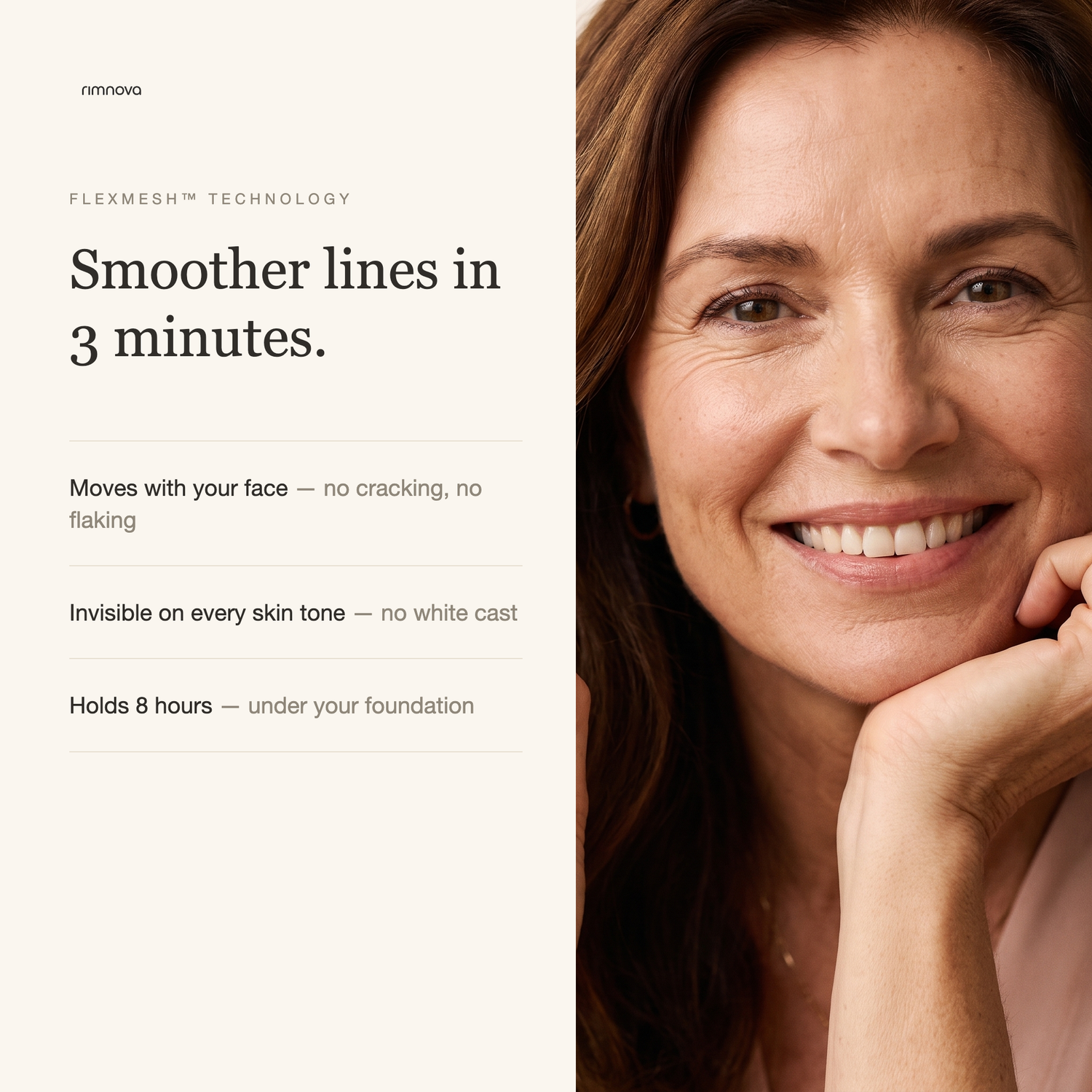 Line Smoother | Smooths Lines and Folds, Wears Under Makeup