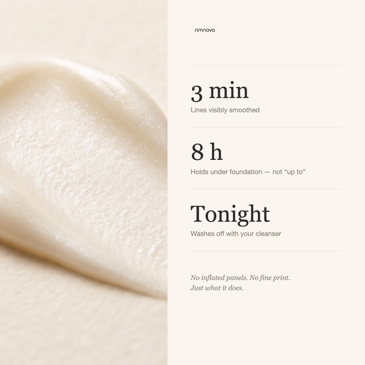 Line Smoother | Smooths Lines and Folds, Wears Under Makeup