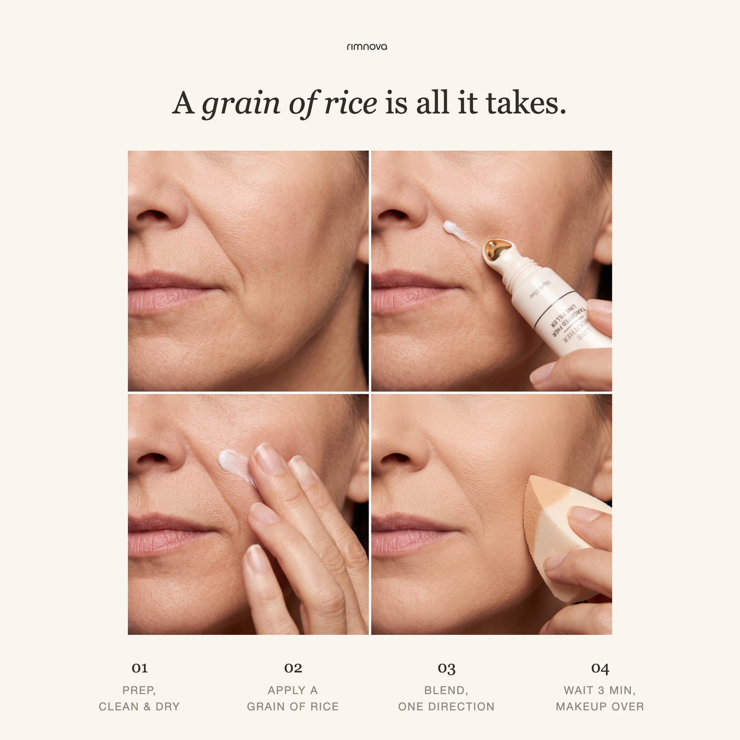 Line Smoother | Smooths Lines and Folds, Wears Under Makeup