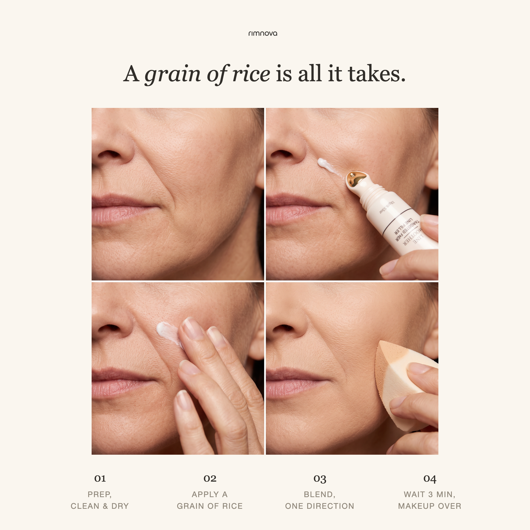 Line Smoother | Smooths Lines and Folds, Wears Under Makeup